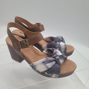 Korks Natalia Knot Tie dye Sandals US Size 10M